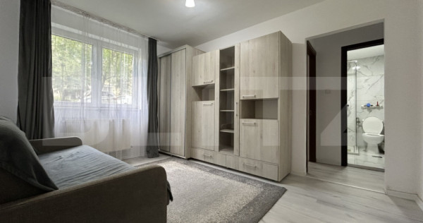 Apartament 2 camere, 31 mp, parter &icirc;nalt &ndash; mobilat/invest