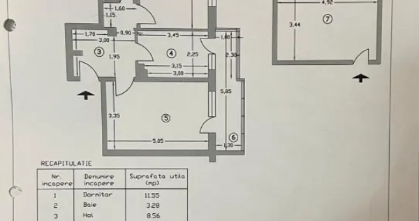 Apartament 2 cam, dec, et.1, ultracentral in Curtea de Argeș