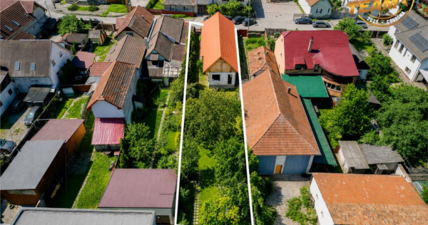 Casa cu potential, acces la din 2 strazi, 512 mp teren,