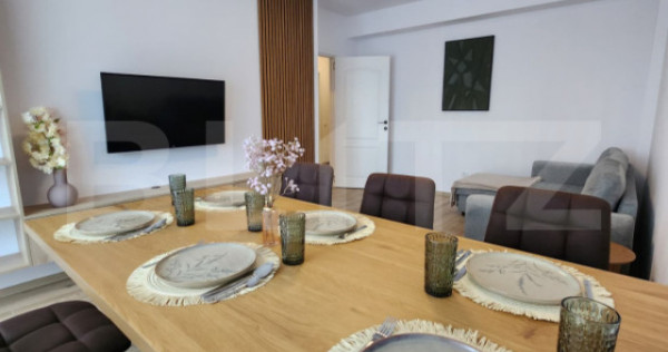 Apartament NOU, 2 camere, dressing, 55 mp, parcare, zona Ter
