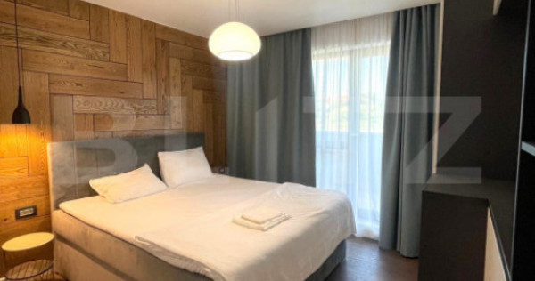 Apartament lux, 2 camere, 54 mp, parcare, terasa, Wings