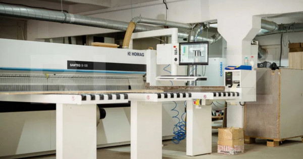 Centru debitare si cantuire PAL/MDF, 1200 mp, zona Letcani -