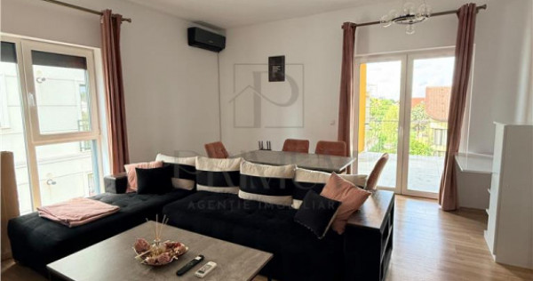 BRAYTIM - 2 CAMERE - TERASA 23MP - SPATIOS - MOBILAT SI UTIL