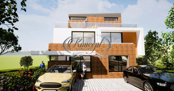 Duplex modern cu rooftop in Voronet