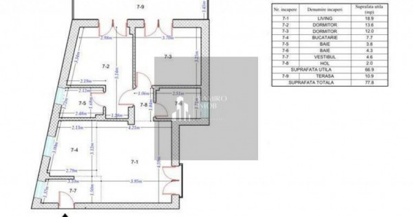 Apartament 3 camere Soseaua Giurgiului / Drumul Gazarului