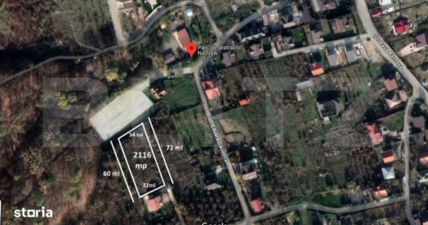 Oportunitate Teren intravilan 2346 mp Iasi langa Parcul Nati