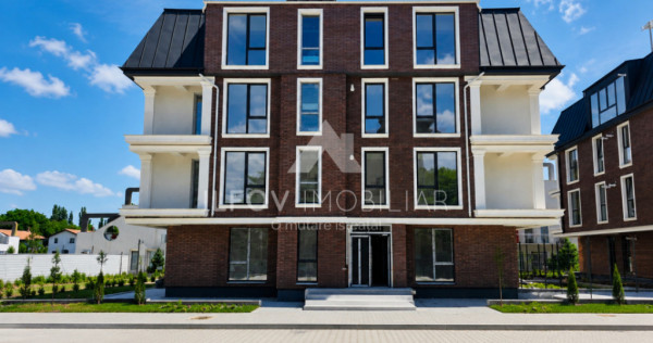Apartament 2 camere cu gradina Otopeni, bloc arhitectura uni