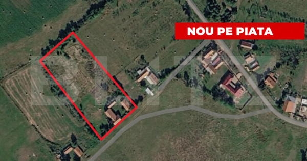 Teren intravilan, 7000 mp, front de 70 ml, utilitati, zona C