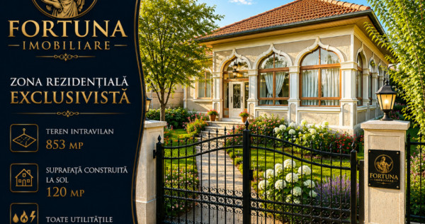 Casa cu veranda - proprietate de exceptie,teren generos 853 mp,St.cel