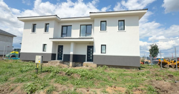 Casa moderna 4 camere + 300mp teren Sura Mică