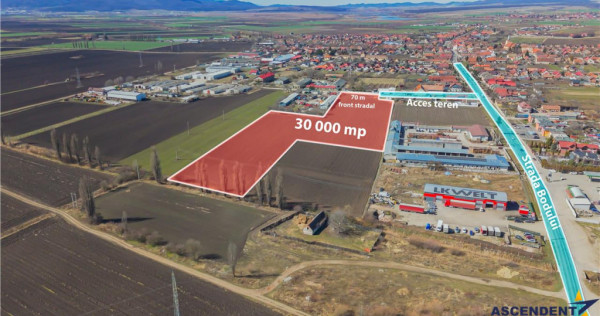 FILM! 30.000mp teren intravilan industrial, Central, Halchiu