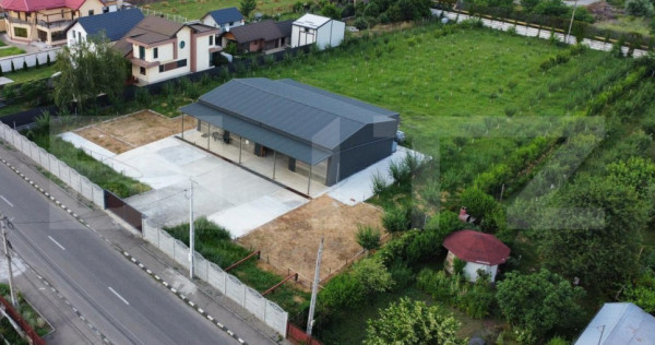 Hală de vanzare2024, 300 mp, teren intravilan 4.650 mp &ndash;