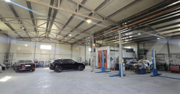 Hala 550 mp, zona Mercedes, Popeci Auto