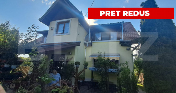 Casă individuală P+1, 180 mp, teren 1.050 mp și livadă,