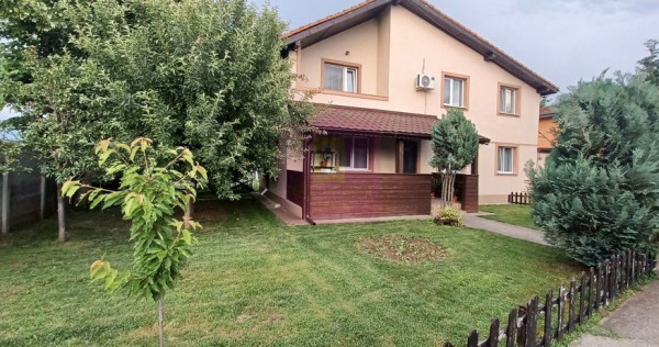 Săbăreni, casă 2009, P+1, terasă, garaj, curte 315 mp