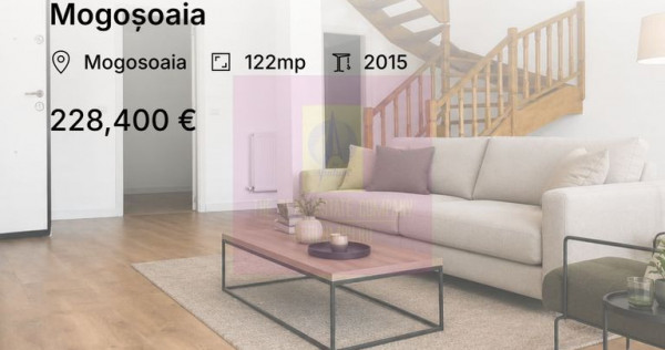 Casă tip duplex, 4 camere, curte mare, Mogoșoaia