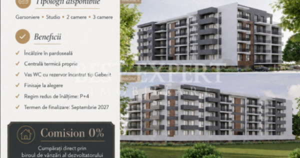 2 Camere ideal investitie | Centrala Proprie | Ansamblu Nou