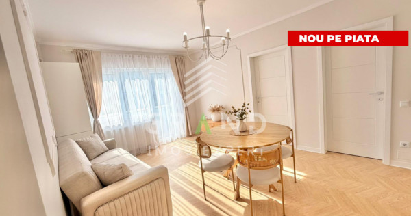 Nou Finisat | Apartament cu 3 Camere | Balcon | Parcare | Fl