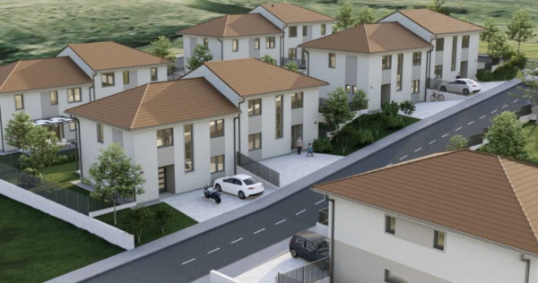 Duplex NZEB 4 CAM, SU 123.27 MP, TEREN 566 mp in CHINTENI