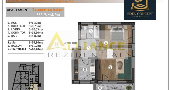 Popesti Apartament 2 Camere Decomamdat