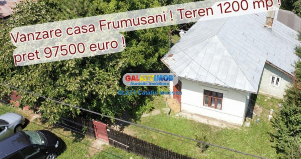 Casa Frumusani 1200mp teren