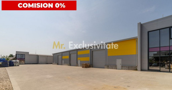 0% Comision-Inchiriere Hala noua zona Bascov la DN 7C
