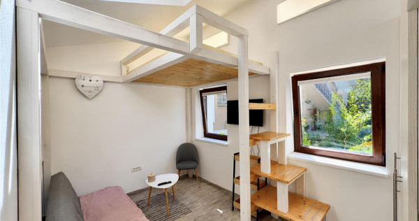 Studio tip loft cu terasa in Centrul Istoric langa primarie
