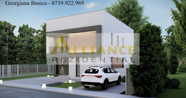 Vila individuala P+1E || 4 camere 3 bai || 355mp teren