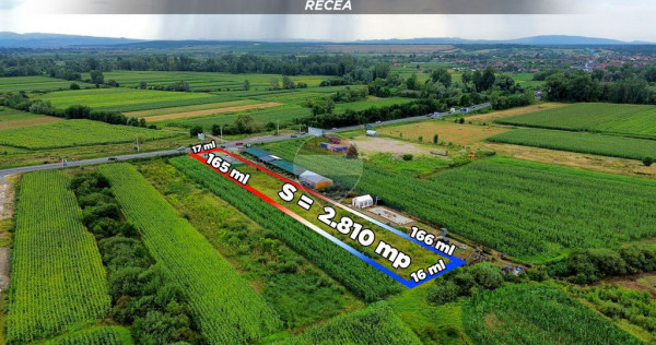 Teren 2.810 mp | Str. Europa, Recea | Zonă comercial-ind...