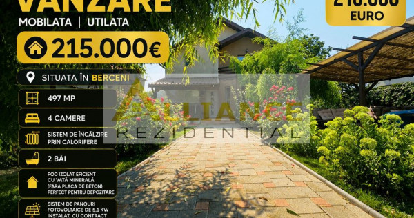 Casa de vanzare | Mobilata Utilata | 4 camere - 215.000&euro;