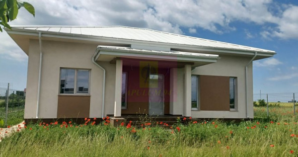 Gulia, casă nouă parter 4 camere, curte 514 mp