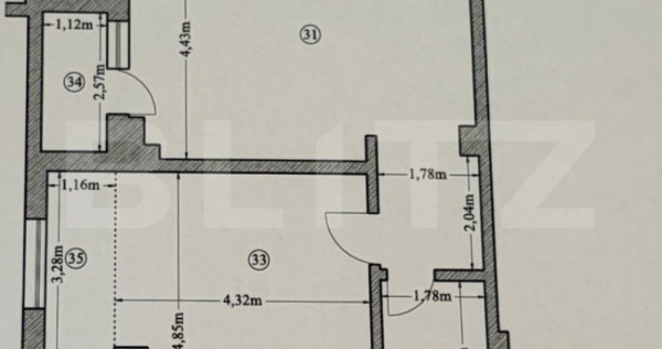 Apartament 2 camere, 61.40 mp, zona Damila