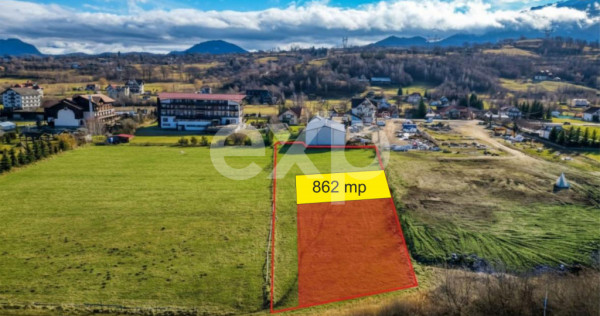 Teren intravilan 862 mp &ndash; zona Bran | Front 2 DN73 | 34.48