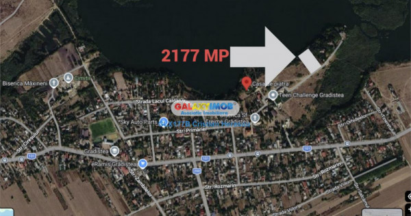 Gradistea 2177 mp cu deschidere directa la LAC de 24 ML