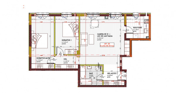 Oportunitate, apartament 88,45 mp zona Tineretului