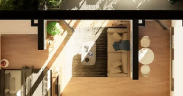 Apartament 1 CAM, SU 43.98MP si GRADINA , zona INTRE LACURI