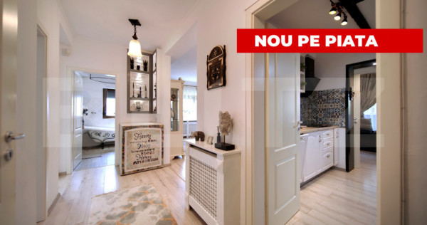 Apartament cu 3 camere, 75 mp, parcare, zona Sanpetru