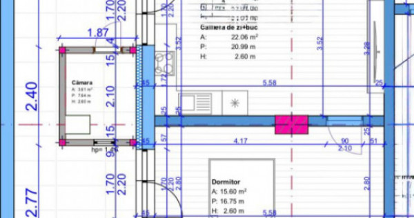 Apartament cu 3 camere, terasa si camara in Floresti zona Te