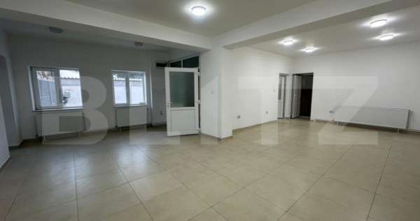 Spatiu birouri, 120 mp, vad auto si vitrina, zona Imparatul