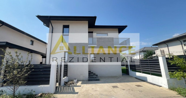 Vila de vanzare semimobilata-PANOURI SOLARE-365 MP TEREN-...