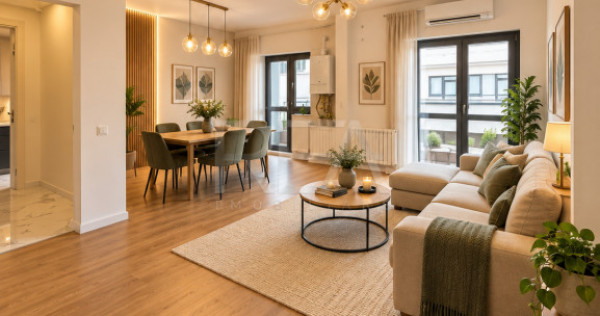 4 camere Sisești, centrală, parcare, et. 5, an 2025, 102 m