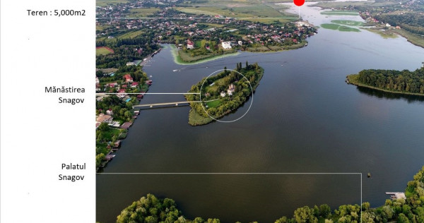 Teren intravilan 17 m deschidere Lac Silistea Snagovului 5000mp