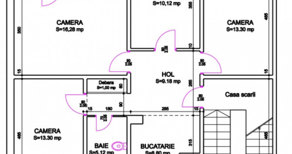 Apartament cu 4 camere, 77 mp, zona Manastur, Cluj-Napoca