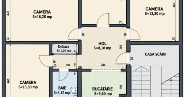 Apartament cu 4 camere, 77 mp, zona Manastur, Cluj-Napoca