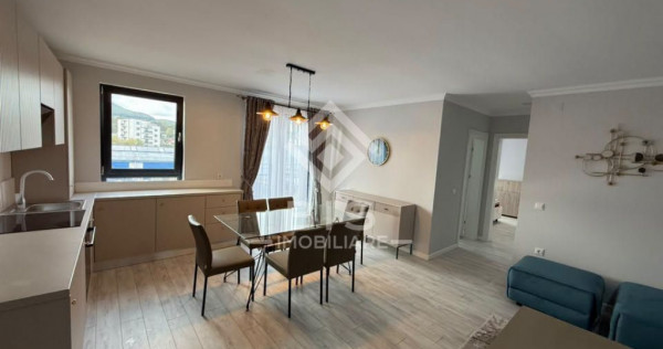 Apartament 55 mp, bloc nou, mobilat și utilat + parcare și boxă