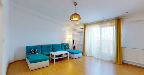 2 CAMERE &Icirc;N CHITILA | 73,30 MP | 4 BALCOANE | CENTRALĂ | MOBILAT