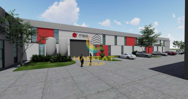 Hală industrială cu poduri rulante și putere 1,8 MW &ndash; 2400 mp | Popești-Leordeni