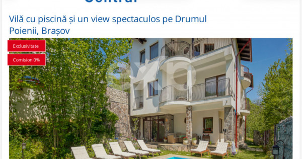 Vila deosebită cu piscina pe Drumul Poienii, Braşov