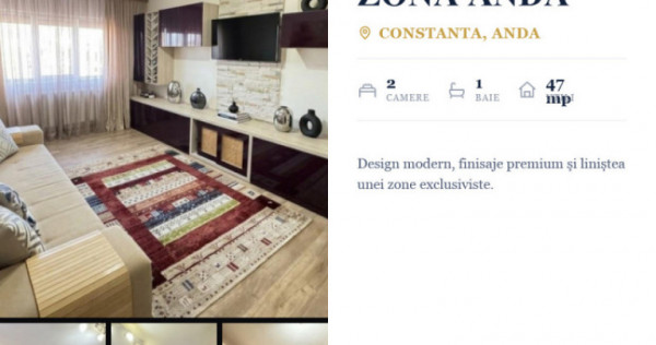 Apartament 2 camere decomandat, 2 balcoane, centrală pe gaz