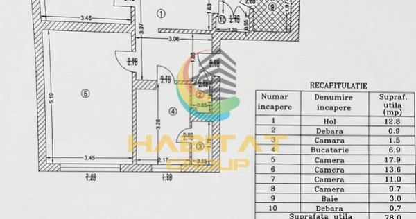 Apartament 4 Camere Sector 4 Drumul Gazarului 81Mp